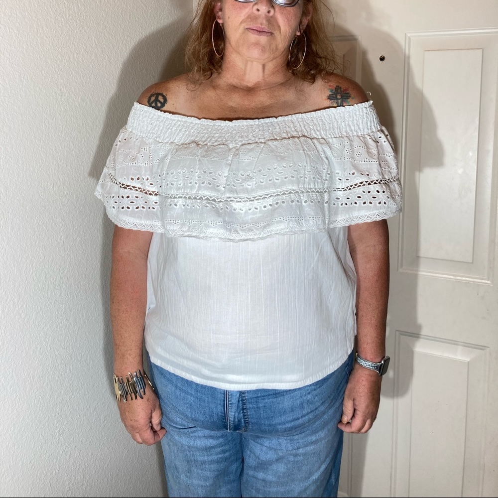 Sofia by Sofia Vergara off the shoulder XXL white